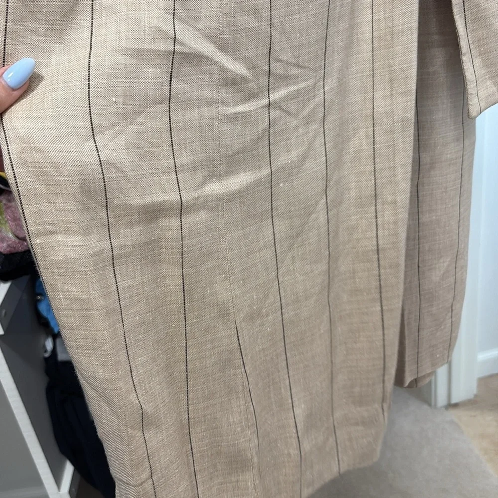 Tan Pinstripe vest and pants - Picture 4 of 6